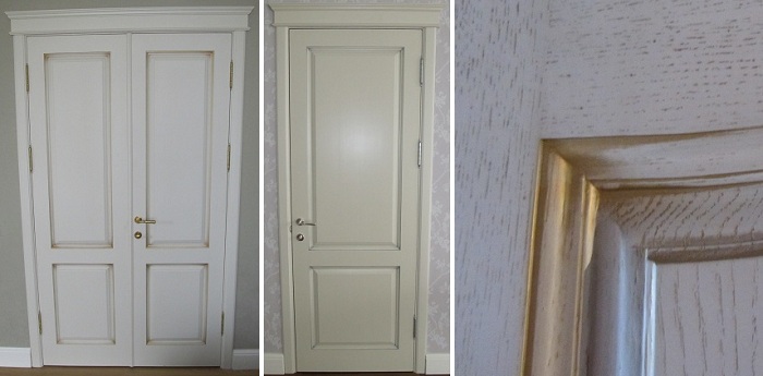 Патинирование дубовых дверей и мебели